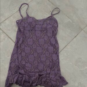 Purple Victoria Secret’s Lace Slip Cami